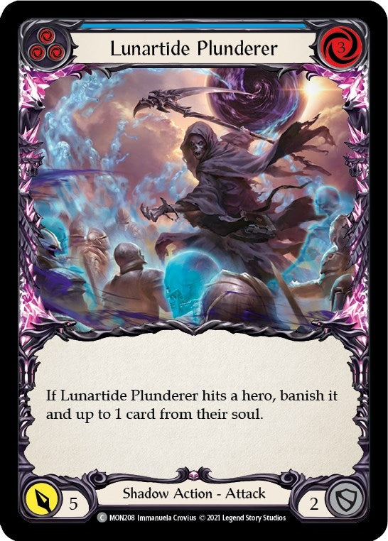 Image for Lunartide Plunderer (Blue) (Monarch) (MON208) - Flesh and Blood TCG