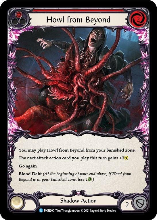 Image for Howl from Beyond (Red) (Monarch) (MON200) - Flesh and Blood TCG