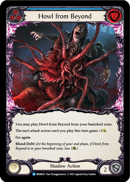 Image for Howl from Beyond (Blue) (Monarch) (MON202) - Flesh and Blood TCG