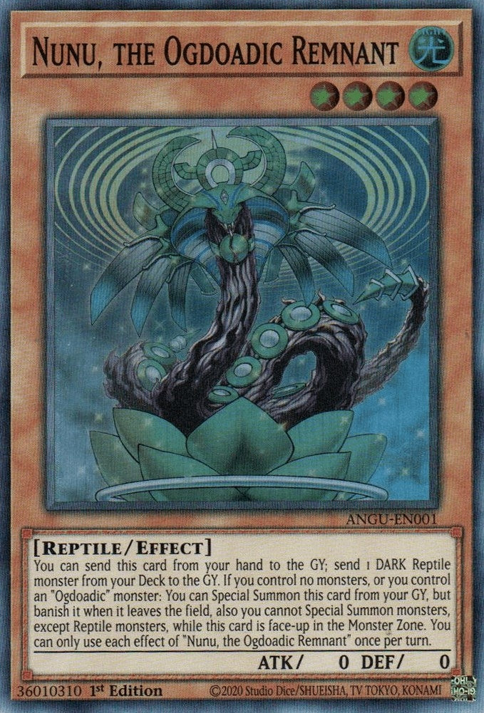 Image for Nunu, the Ogdoadic Remnant (Ancient Guardians) (ANGU-EN001) - YuGiOh