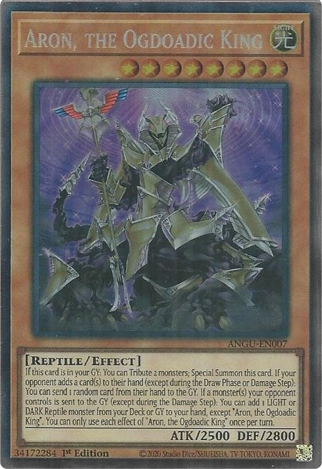 Image for Aron, the Ogdoadic King (CR) (Ancient Guardians) (ANGU-EN007) - YuGiOh