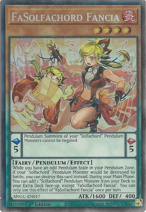 Image for FaSolfachord Fancia (CR) (Ancient Guardians) (ANGU-EN017) - YuGiOh