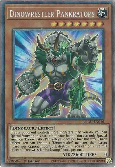 Image for Dinowrestler Pankratops (CR) (Ancient Guardians) (ANGU-EN046) - YuGiOh