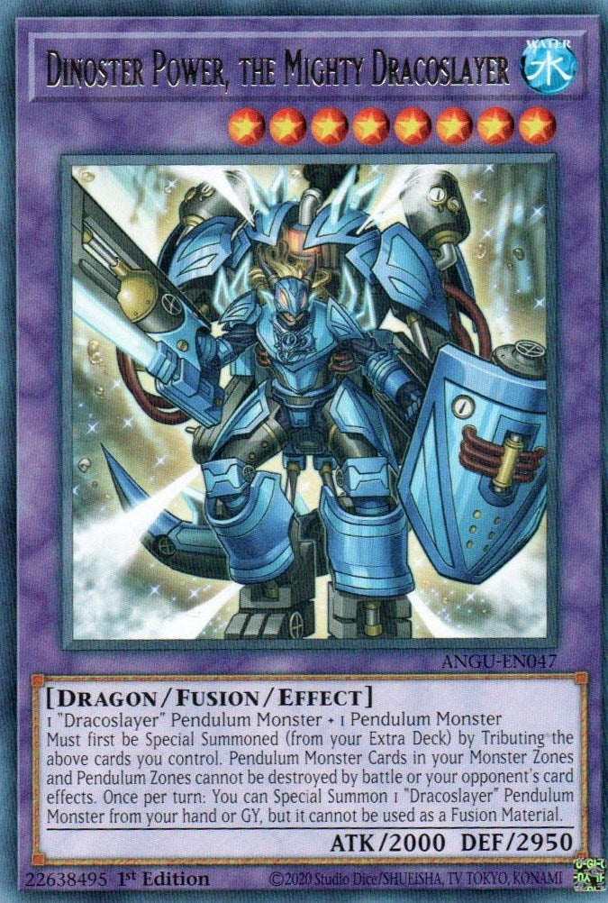 Image for Dinoster Power, the Mighty Dracoslayer (Ancient Guardians) (ANGU-EN047) - YuGiOh