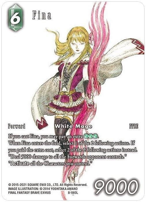 Image for Fina (Full Art Reprint) (Opus XIII: Crystal Radiance) (8-060L) - Final Fantasy TCG