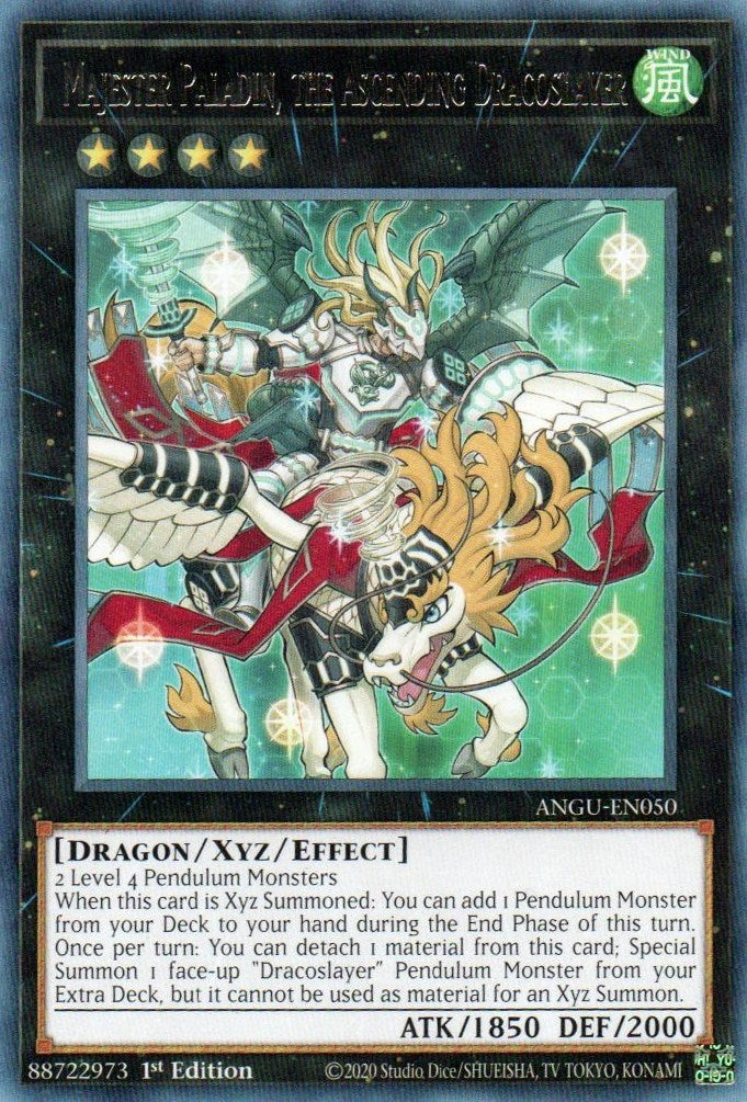 Image for Majester Paladin, the Ascending Dracoslayer (Ancient Guardians) (ANGU-EN050) - YuGiOh