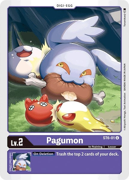 Image for Pagumon (ST-6) (ST6-01 U) - Digimon Card Game