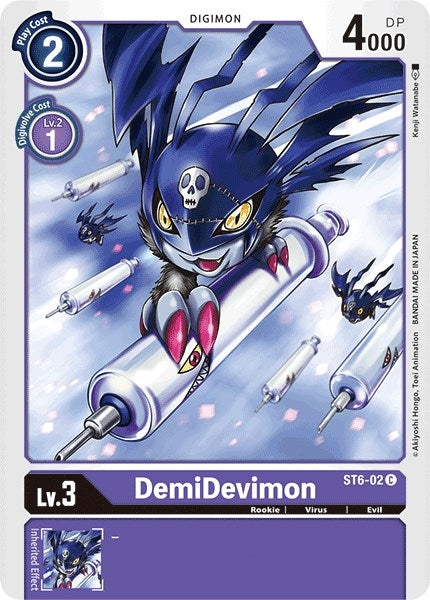 Image for DemiDevimon (ST-6) (ST6-02 C) - Digimon Card Game