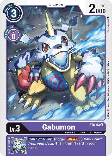 Image for Gabumon (ST-6) (ST6-03 C) - Digimon Card Game