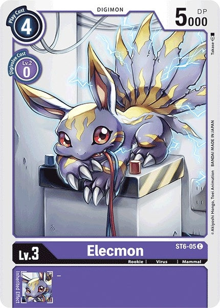 Image for Elecmon (ST-6) (ST6-05 C) - Digimon Card Game