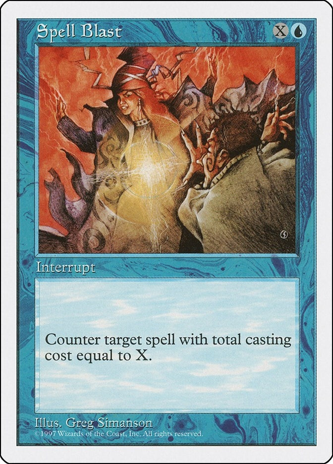 Image for Spell Blast (Fifth Edition) - Magic: The Gathering
