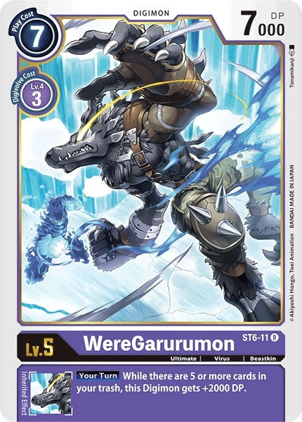 Image for WereGarurumon (ST-6) (ST6-11 R) - Digimon Card Game