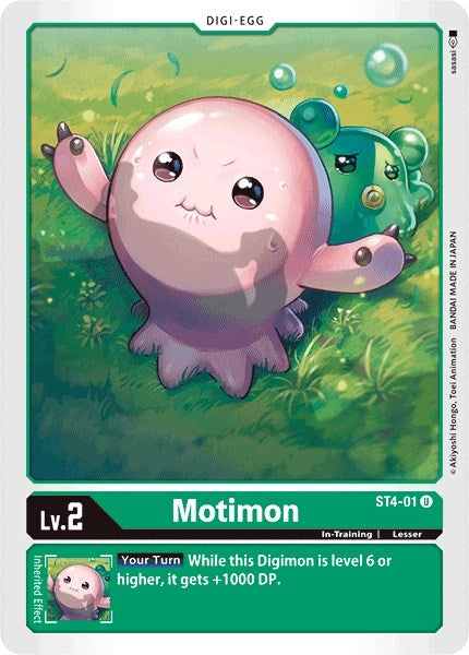 Image for Motimon (ST-4) (ST4-01 U) - Digimon Card Game