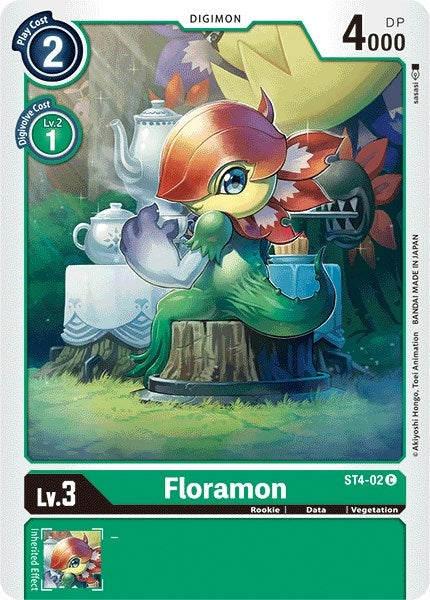 Image for Floramon (ST-4) (ST4-02 C) - Digimon Card Game