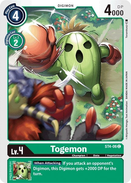Image for Togemon (ST-4) (ST4-06 C) - Digimon Card Game
