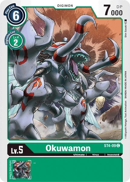 Image for Okuwamon (ST-4) (ST4-09 C) - Digimon Card Game