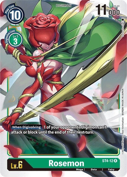 Image for Rosemon (ST-4) (ST4-12 R) - Digimon Card Game