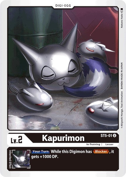 Image for Kapurimon (ST-5) (ST5-01 U) - Digimon Card Game