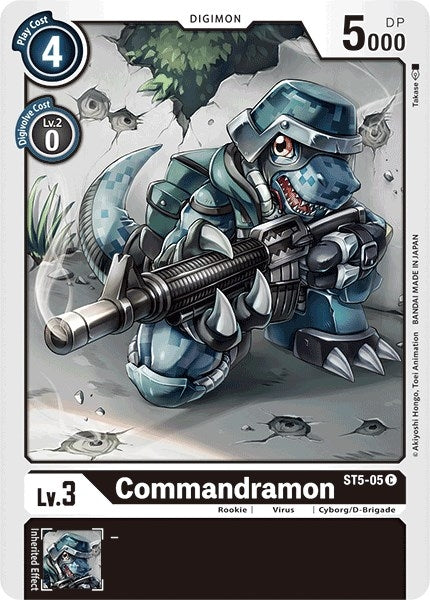 Image for Commandramon (ST-5) (ST5-05 C) - Digimon Card Game