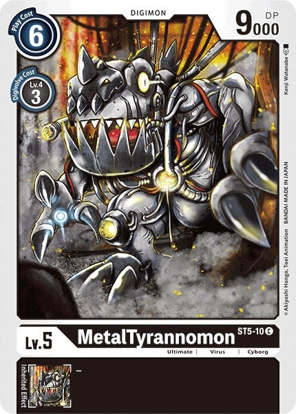 Image for MetalTyrannomon (ST-5) (ST5-10 C) - Digimon Card Game