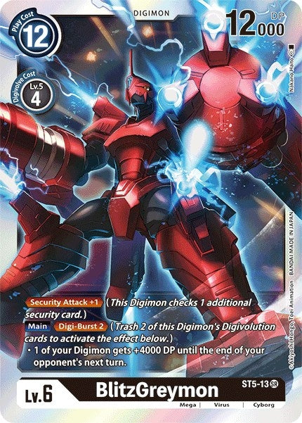 Image for BlitzGreymon (ST-5) (ST5-13 SR) - Digimon Card Game
