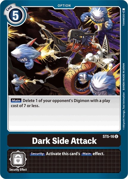 Image for Dark Side Attack (ST-5) (ST5-16 U) - Digimon Card Game