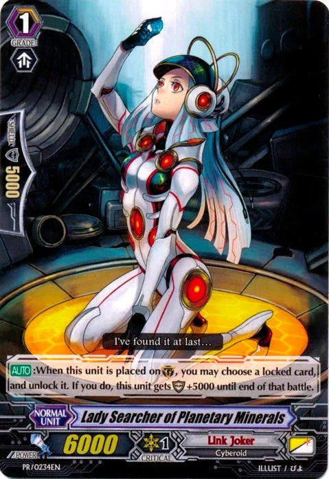 Image for Lady Searcher of Planetary Minerals (Promo Cards) (PR/0234EN) - Cardfight Vanguard