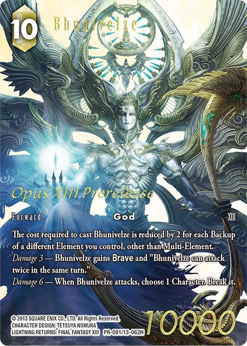 Image for Bhunivelze - PR-091/13-062H (Prerelease Promo) (FF: Promo Cards) (PR-091/13-062H) - Final Fantasy TCG
