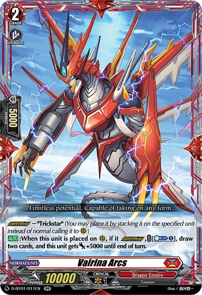Image for Vairina Arcs (D-BT01: Genesis of the Five Greats) (D-BT01/011EN) - Cardfight Vanguard