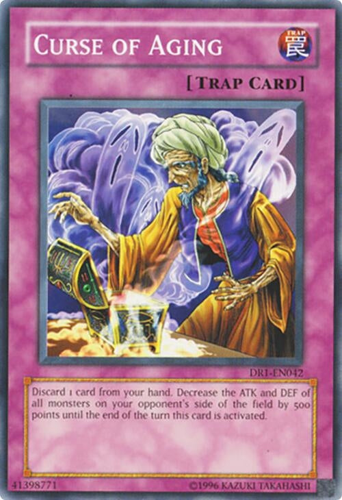 Image for Curse of Aging (Dark Revelation Volume 1) (DR1-EN042) - YuGiOh