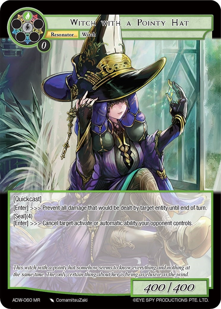 Image for Witch With A Pointy Hat (Assault into the Demonic World) (ADW-060) - Force of Will