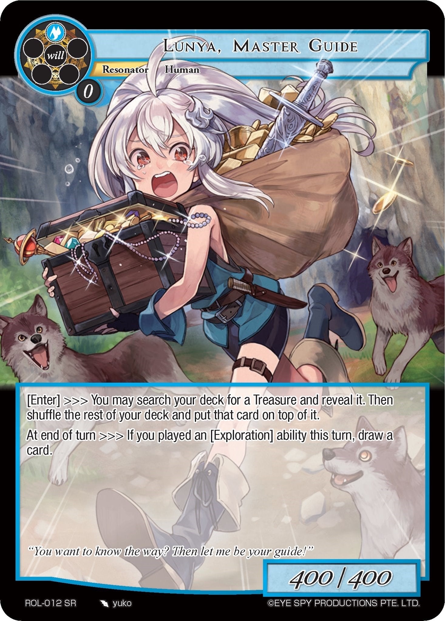 Image for Lunya, Master Guide (Rebirth of Legend) (ROL-012) - Force of Will