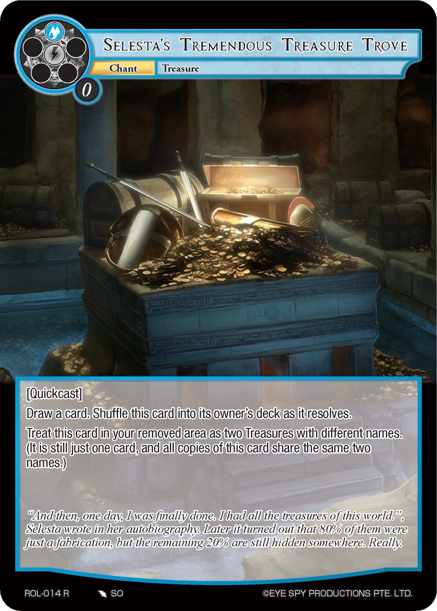 Image for Selesta's Tremendous Treasure Trove (Rebirth of Legend) (ROL-014) - Force of Will