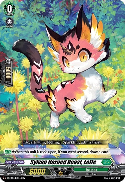 Image for Sylvan Horned Beast, Lotte (D-SD04: Megumi Okura -Sylvan King-) (D-SD04/004EN) - Cardfight Vanguard