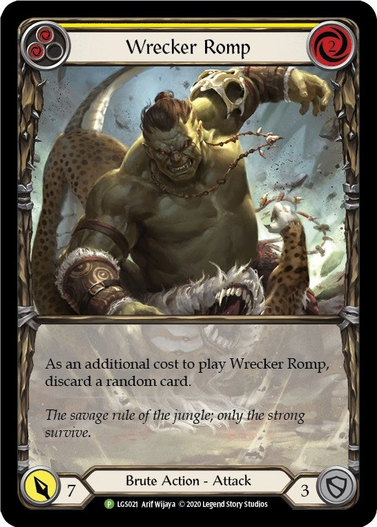 Image for Wrecker Romp (Yellow) - LGS021 (Flesh and Blood: Promo Cards) (LGS021) - Flesh and Blood TCG