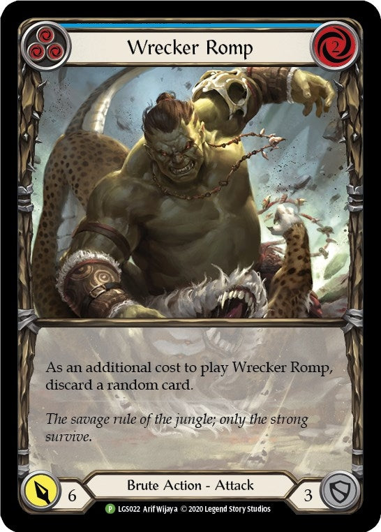 Image for Wrecker Romp (Blue) - LGS022 (Flesh and Blood: Promo Cards) (LGS022) - Flesh and Blood TCG