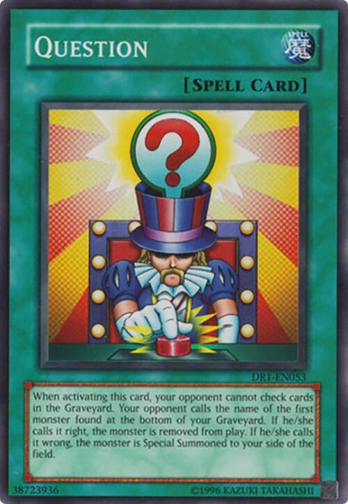 Image for Question (Dark Revelation Volume 1) (DR1-EN053) - YuGiOh