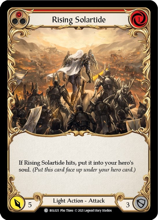 Image for Rising Solartide (Red) (Blitz Deck: Monarch - Boltyn) (BOL025) - Flesh and Blood TCG