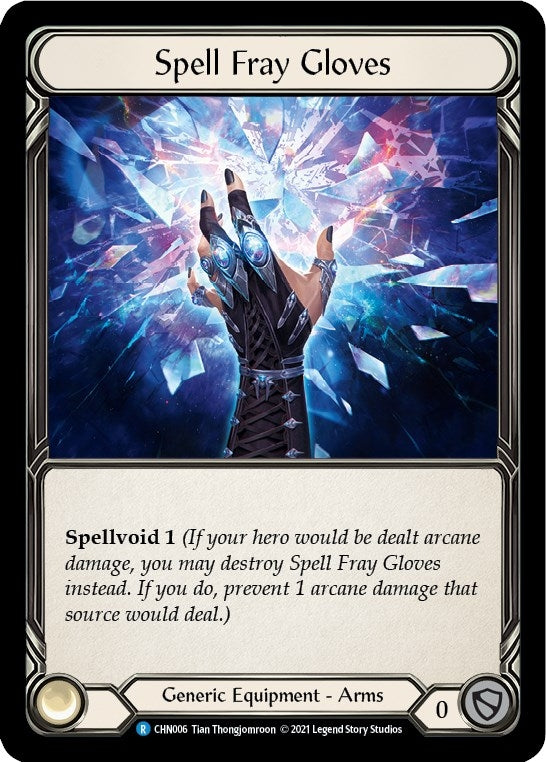 Image for Spell Fray Gloves (Blitz Deck: Monarch - Chane) (CHN006) - Flesh and Blood TCG