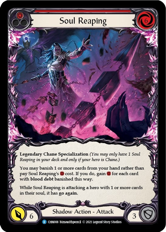 Image for Soul Reaping (Blitz Deck: Monarch - Chane) (CHN008) - Flesh and Blood TCG