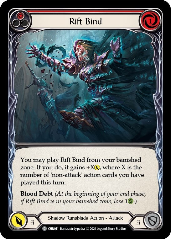 Image for Rift Bind (Red) (Blitz Deck: Monarch - Chane) (CHN011) - Flesh and Blood TCG