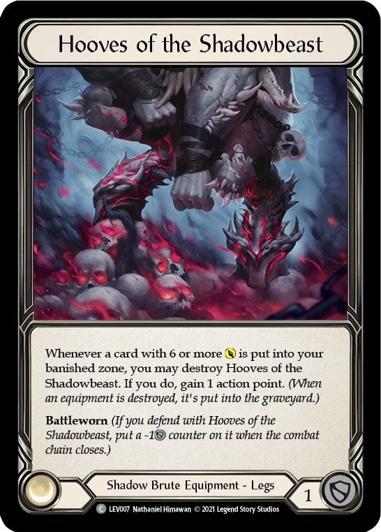 Image for Hooves of the Shadowbeast (Blitz Deck: Monarch - Levia) (LEV007) - Flesh and Blood TCG