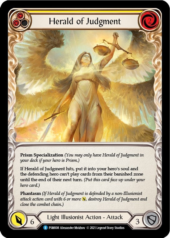 Image for Herald of Judgment (Blitz Deck: Monarch - Prism) (PSM008) - Flesh and Blood TCG