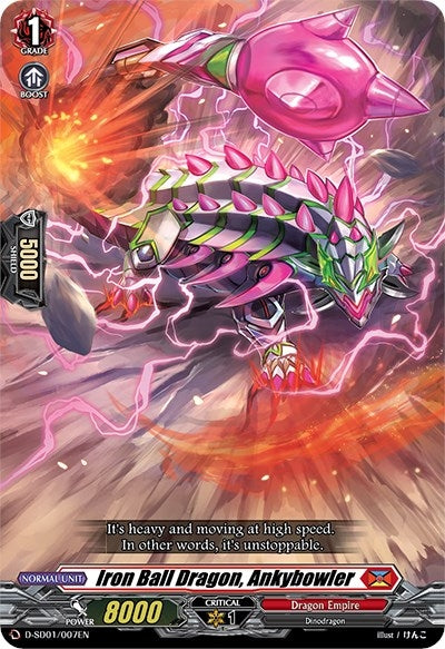 Image for Iron Ball Dragon, Ankybowler (D-SD01: Yu-yu Kondo -Holy Dragon-) (D-SD01/007EN) - Cardfight Vanguard