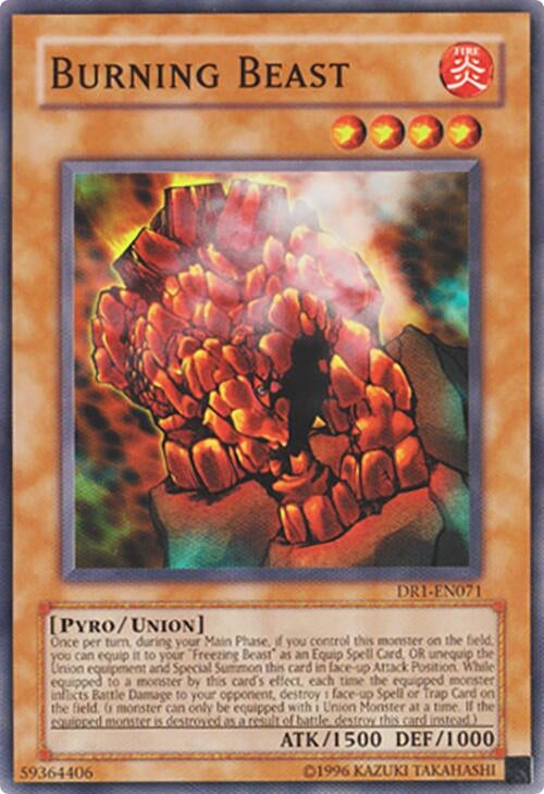 Image for Burning Beast (Dark Revelation Volume 1) (DR1-EN071) - YuGiOh