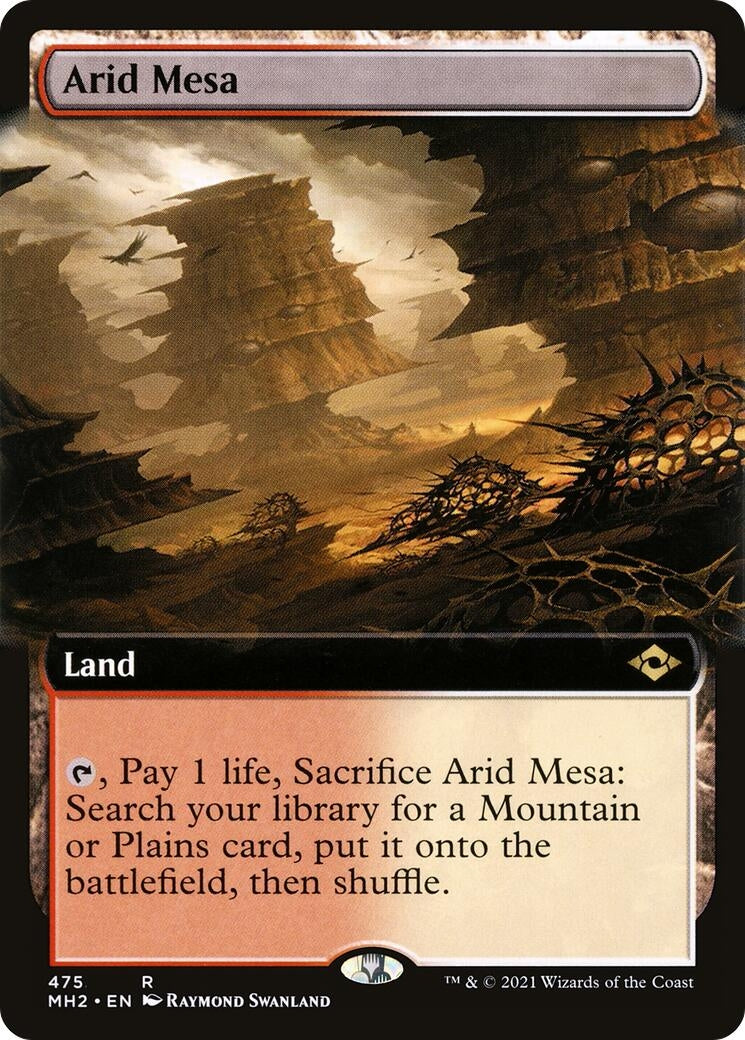 Image for Arid Mesa (Extended Art) (Modern Horizons 2) (475) - Magic: The Gathering