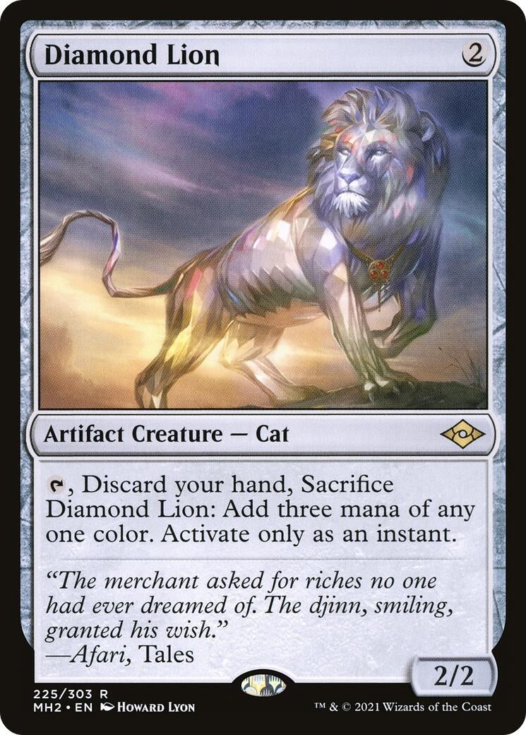 Image for Diamond Lion (Modern Horizons 2) (225) - Magic: The Gathering