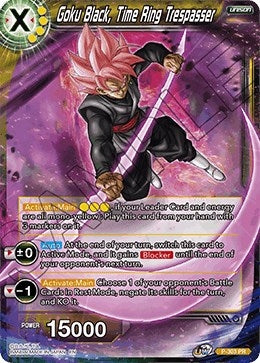 Image for SS Rose Goku Black, Time Ring Trespasser (Promotion Cards) (P-303) - Dragon Ball Super: Masters