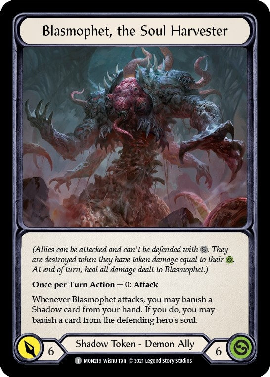 Image for Blasmophet, the Soul Harvester // Ursur, the Soul Reaper (Monarch) (MON219 / MON220) - Flesh and Blood TCG