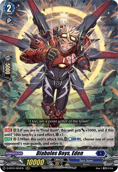 Image for Diabolos Boys, Eden (D-BT01: Genesis of the Five Greats) (D-BT01/004EN) - Cardfight Vanguard